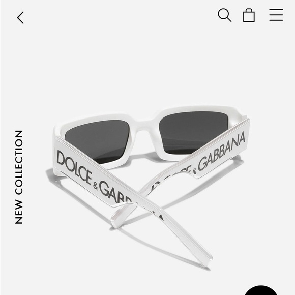 Dolce & Gabbana White Sunglasses - Picture 2 of 6